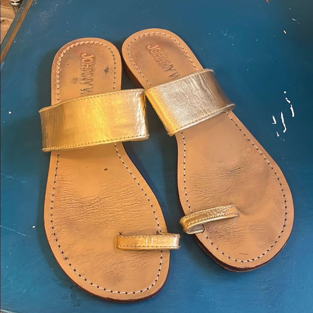 Johnny Was Gold Sandal